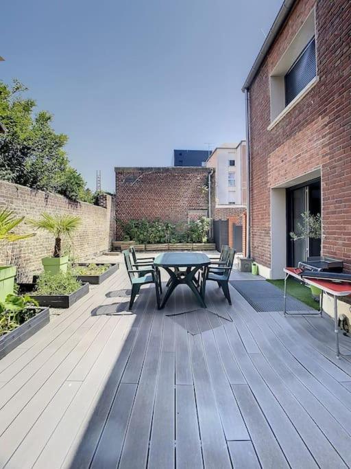 Grande Maison Cosy Terrasse Parking Gare 8 Pers Amiens Exteriör bild